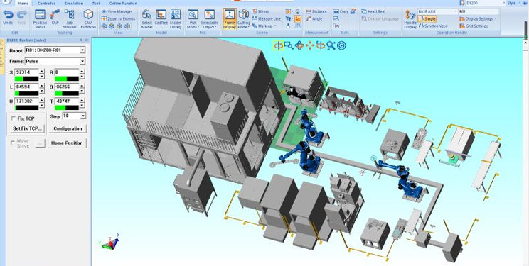 Application of stamping automation simulation technology
